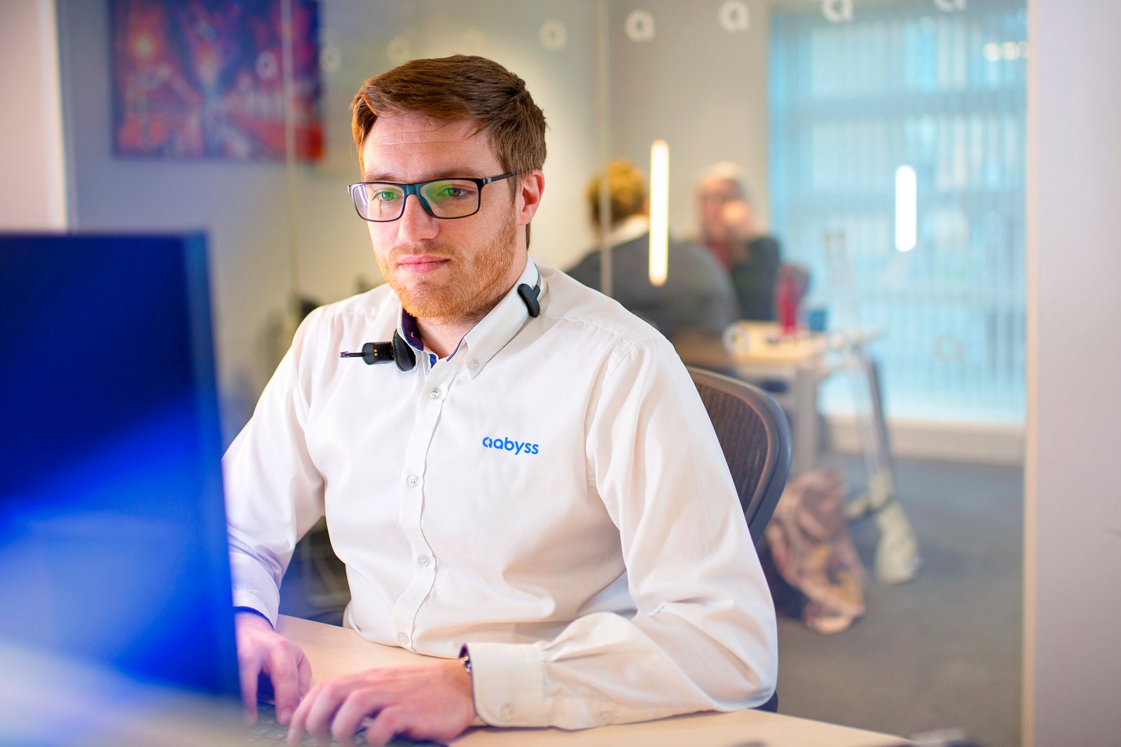 Michael  Skeggs working