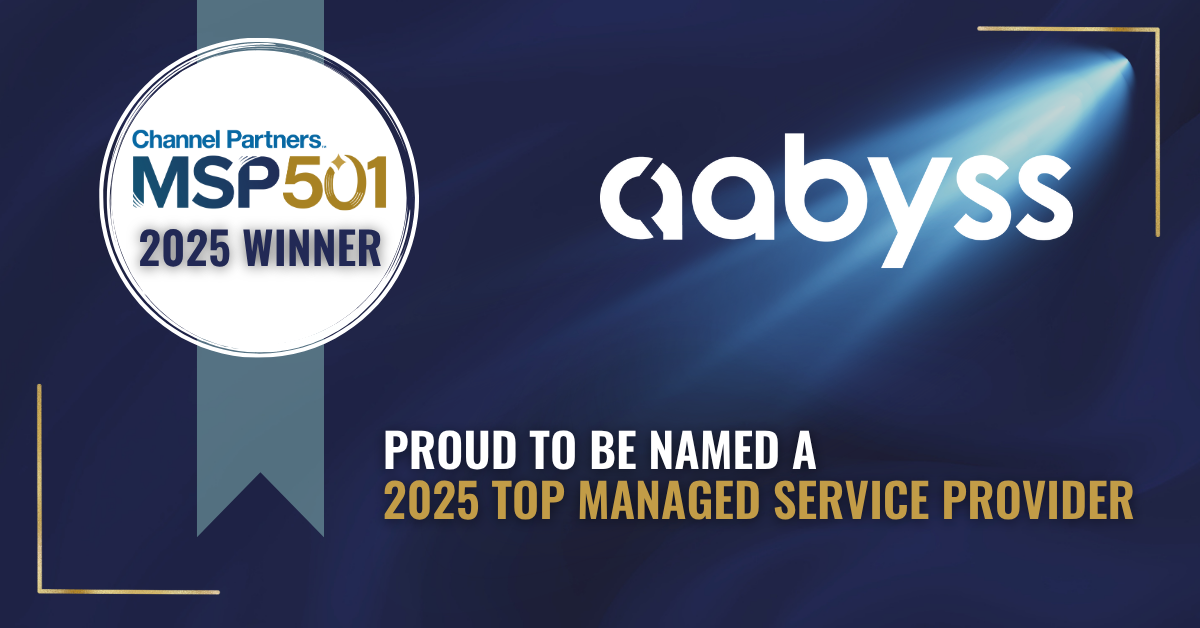 Aabyss CEO - Troy Midwood and MSP 501 Certificate for Aabyss